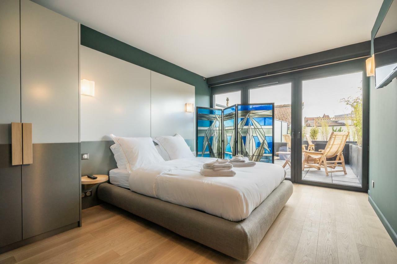 Les Suites 7 Anges - Parking, Vue Cathedrale & Centre Historique Reims Eksteriør billede